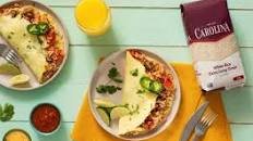 Omelets Stuffed with Mexican Rice and Chorizo