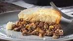 One Pan Cast Iron Ground Beef Recipe: Cowboy Skillet Pie