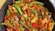 One Pan Chicken Fajitas