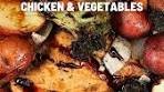 One Pan Roasted Chicken & Vegetables Full Recipe is ...