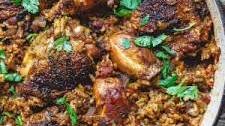 One Pan Spanish Chicken and Rice Recipe (Arroz con Pollo)