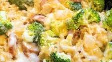 One Pot Cheesy Kielbasa, Broccoli, and Rice