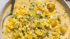 One-Pot Corn & Potato Chowder