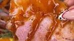 Orange & Honey glazed Gammon Recipe: Stock: Onion ...