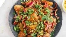 Oven-fried Aloo Chaat