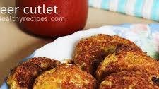 Paneer Cutlet (Paneer Tikki Snack)