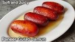 Paneer Gulab Jamun | Perfect Soft Juicy Gulab Jamun With ...