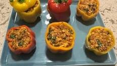 Paneer Stuffed Bell Peppers (Capsicums)