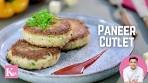 Paneer Veg Cutlet Recipe | Cheese Cutlet | Paneer Cutlet ...