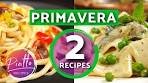 Pasta Primavera? Two REAL Creamy Italian Pasta Recipes