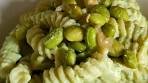 Pasta with Edamame and Almond cream