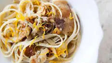 Pasta with Slow Roasted Duck Confit