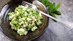 Pea, Feta and Mint Salad