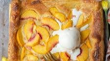 Peach Almond Tart