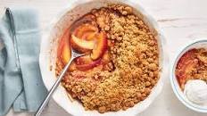 Peach Crumble