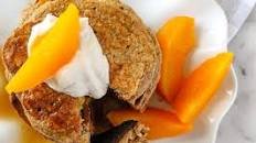 Peach Pie Protein Pancakes