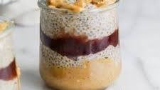Peanut Butter and Jelly Chia Pudding