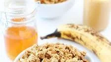 Peanut Butter, Banana, and Honey Granola