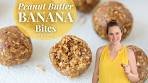PEANUT BUTTER BANANA BITES RECIPE: A healthy peanut ...