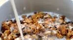 Peanut butter banana granola. - 3 cups rolled oats - 1 banana ...