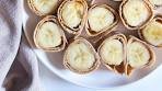 Peanut Butter Banana Roll Ups 🍌