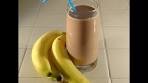 Peanut Butter Chocolate and Banana Smoothie