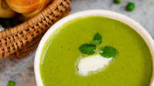 PEAS AND MINT SOUP - FRESH AND HEALTHY