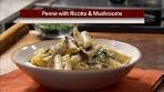 Penne with Ricotta & Mushrooms | This is a simple recipe ...