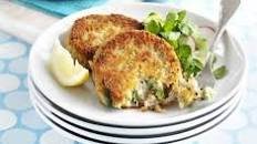 Peppered mackerel fishcakes