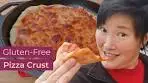 Perfect FOLDABLE Gluten Free Pizza Crust - Vegan Dough ...