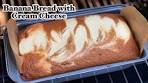Perfectly Moist Banana Bread with Cream Cheese | Banana ...