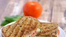 Pesto Caprese Grilled Cheese