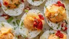 Pimento Cheese Deviled Eggs