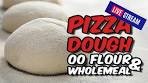 Pizza dough using 00 + Wholemeal flour 🌾 LIVE