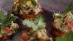 Plantain chips | Plantain chips topped with spicy avocado and ...