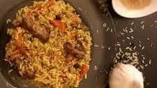 Plov Ouzbek au boeuf (riz pilaf)