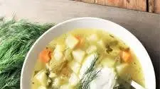 Polish Kohlrabi Soup (Zupa z Kalarepy)