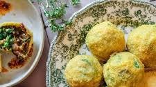 POLPETTE DI VERDURE AL VAPORE (玉米面菜团子)