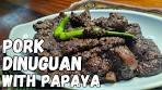 Pork Dinuguan with Papaya | Dry Dinuguan | Dinardaraan ...