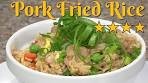 Pork Fried Rice - Restaurant Style