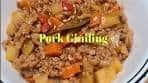 Pork Giniling (Ground Pork Stir Fry)