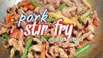 PORK STIR-FRY WITH VEGETABLES | HOW TO COOK STIR ...