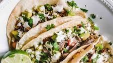 Pork Tacos with Avocado Corn Salsa