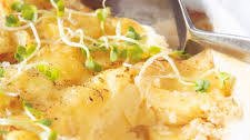 Potato gratin with Emmentaler