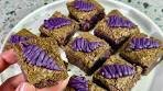 PURPLE YAM (UBE HALAYA) BROWNIES!