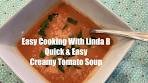 Quick & Easy Creamy Tomato Soup