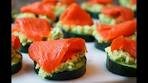 Quick & Easy Smoked Salmon Avocado Cucumber Bites