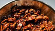 Quick Maple Glazed Pecans