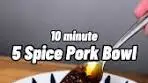 Quick Rice Bowl Hack! 🍳 ⏰ Using the pre-sliced hot pot meat ...