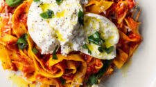 Quick Spicy 'Nduja Pasta with Burrata